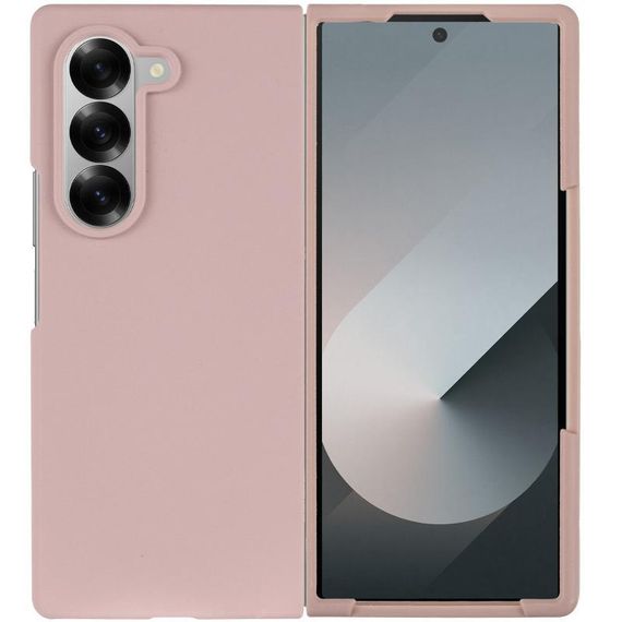 Чохол Foldables Silicone Cover Lakshmi (AAA) для Samsung Galaxy Z Fold6 Білий / White Рожевий / Pink Sand | Зображення 1