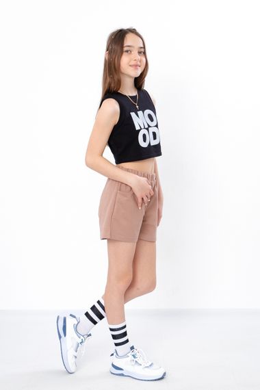 Шорти для дівчинки Носи своє 146 Коричневий (p-5580-120422)