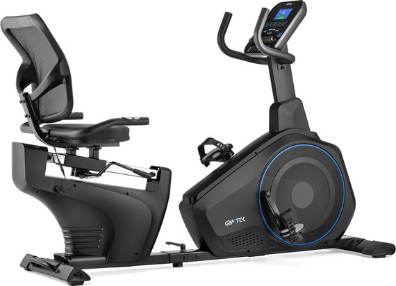 Горизонтальний велотренажер Gymtek XBR6000 електромагнітний синій | Зображення 9