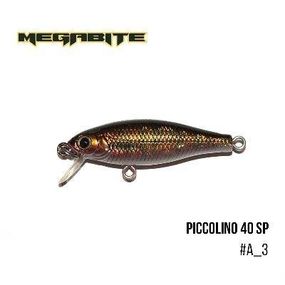 Воблер Megabite  Piccolino 40 SP (40 мм, 2,6 гр, 0,3 m) (A_3)