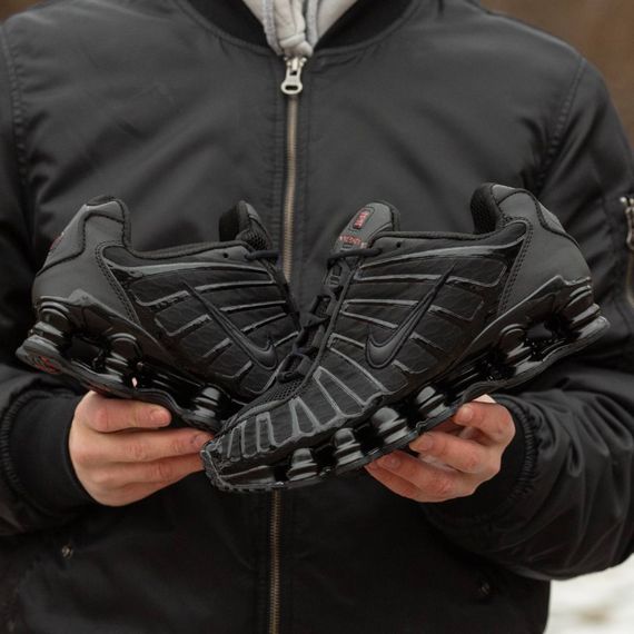 Кросівки весна-літо Nike Shox TL колір чорний | Зображення 3