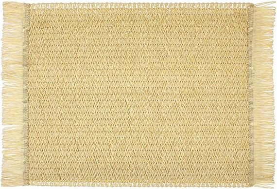 Набір 6 льняних підтарельників "Rustic Beige" 30х45см, прямокутні