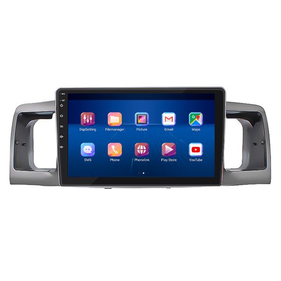 Штатная магнитола 9" Lesko для Toyota Corolla IX (E120, E130) 2000-2004  4/64Gb/ 4G/ Wi-Fi/ CarPlay Тойота | Зображення 1