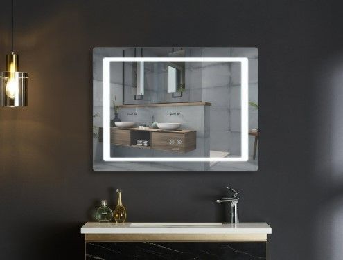 Дзеркало Mixxus STYLE MR13-70x50-REVERSE з LED Touch, Anti-fog, димером, регулюванням яскравості (MI6665) | Зображення 3