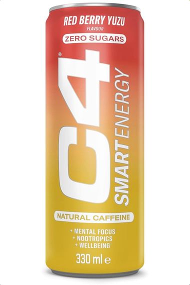 C4 Energy Drink Smart 330ml (Red berry)