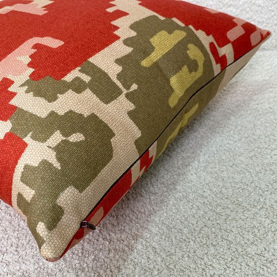 Подушка диванная с бархата Вот такой цветок 45x45 см (45BP_23J007) | Зображення 2