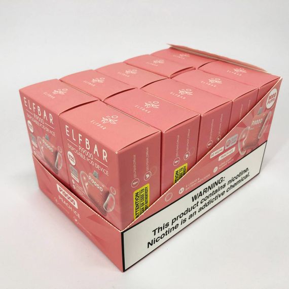 Elf Bar Pi9000 смак Персик (Peach Ice) (ws51411-7) | Зображення 3
