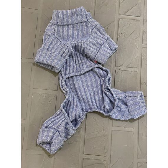 Костюм для собак Limargy из люрекса, украшен камнями на спине, фиолетовый | Зображення 2
