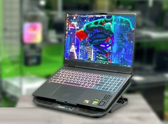 Игровой ноутбук HP Omen Max 16z-ak000 / 16" (2560x1600) IPS / AMD Ryzen AI 9 HX 375 (12 (24) ядер по 2.0 - 5.1 GHz) / 16 GB DDR5 / 1000 GB SSD M.2 / nVidia GeForce RTX 5060, 8 GB GDDR7, 128-bit / WebCam / Win 11 Home б/у | Зображення 2