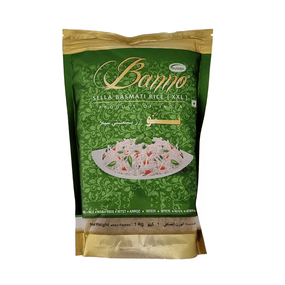 Рис Басматі Селла XXL Пропарений  1кг Banno 8908000668362