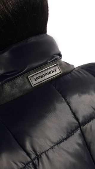 Куртка подовжена в стилі Burberry зима\єврозима чорна | Зображення 6