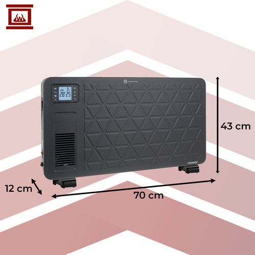 Електричний конвекторний обігрівач KAMINER ZIFLO 2300 Вт з Wi-Fi та пультом дистанційного керування | Зображення 1
