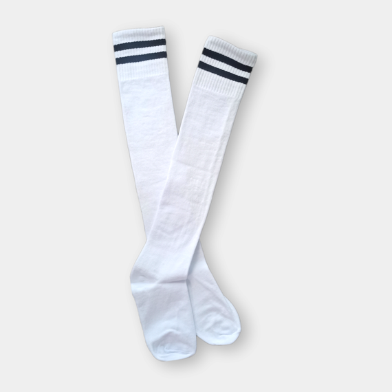 Футбольные гетры детские унисекс ТМ TwinSocks Белый, 22-24(33-37)
