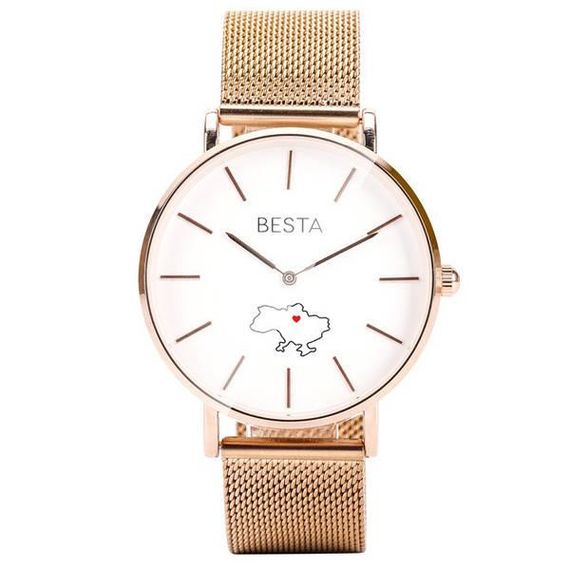 Годинники жіночі Besta Love UA Rosegold