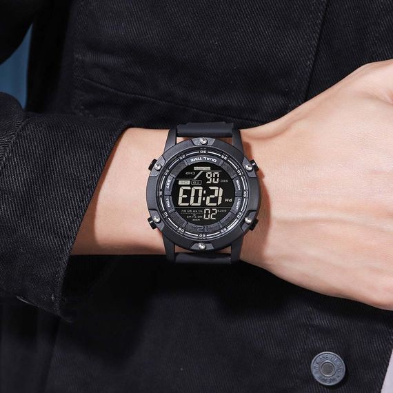 Чоловічий годинник Skmei 1762BK All Black | Зображення 2