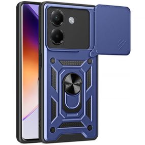 Чохол Ummi Camshield Serge Ring для Xiaomi Poco F7 Синій