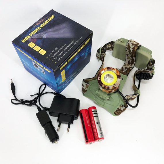 Налобний фонарь с аккумулятором CH-108-T6+COB(white+red), Перезаряжаемый налобный фонарь Head Lamp LJ-36 | Зображення 1