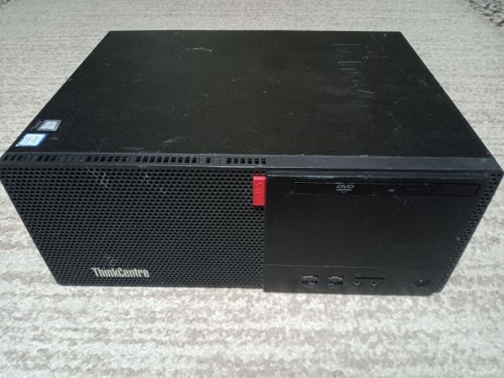 ПК Б-клас Lenovo ThinkCentre M710t Tower / Intel Pentium G4400 (2 ядра по 3.3 GHz) / 4 GB DDR4 / 500 GB HDD / Intel HD Graphics 510 / DVD-ROM б/в | Зображення 1