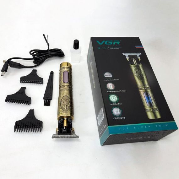 Машинка для гоління VGR V-091 | Електробритва для голови Машинка для стрижки BH-717 для дому | Зображення 5
