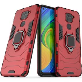 Ударостійкий чохол Transformer Ring for Magnet для Xiaomi Redmi Note 9 / Redmi 10X Red