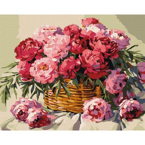 Картина по номерам "Мелодия цветения" Идейка KHO3304, 40x50 см