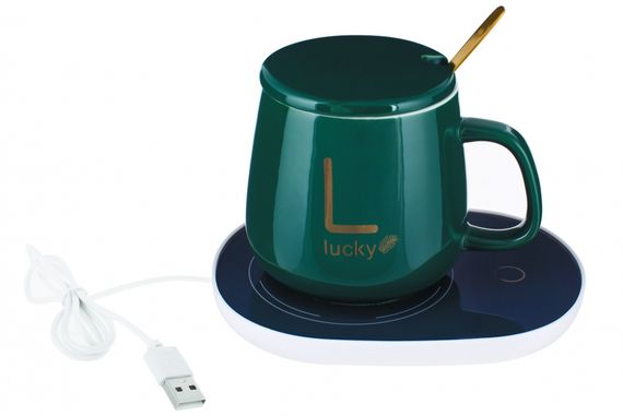 Чашка Lucky с подогревом от USB подарочная коробка