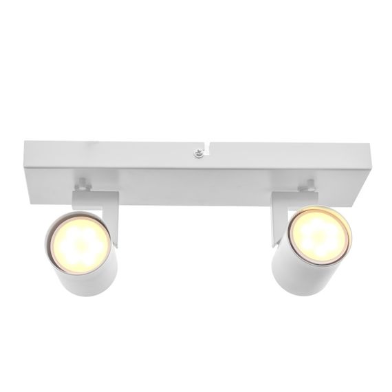 Светильник настенно-потолочный спот поворотный накладной HTL-197/2 GU10 WH | Зображення 4