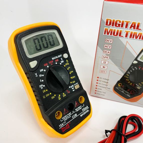 Мультиметр цифровий універсальний цифровий тестер HAOYUE MAS830L, Тестер напруги постійного струму CL-31 | Зображення 7
