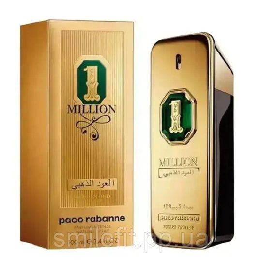 Чоловіча парфумована вода Paco Rabanne 1 Million Golden Oud 100 мл із магнітною стрічкою