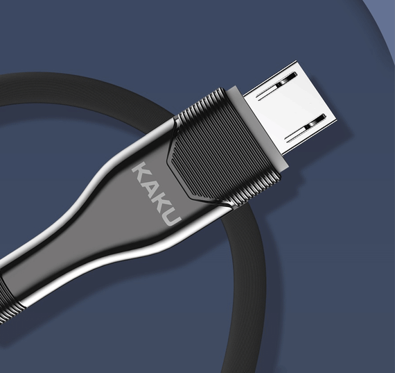 USB кабель Kaku KSC-223 USB - Micro USB 1.2m с подсветкой - Black | Зображення 4