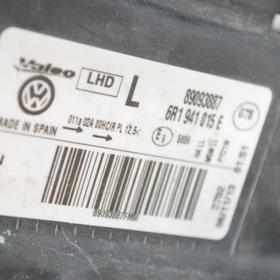 Фара ліва Volkswagen Polo V 2008-2014 Фара передня ліва Фольксваген Поло 5 6R1941015E | Зображення 9