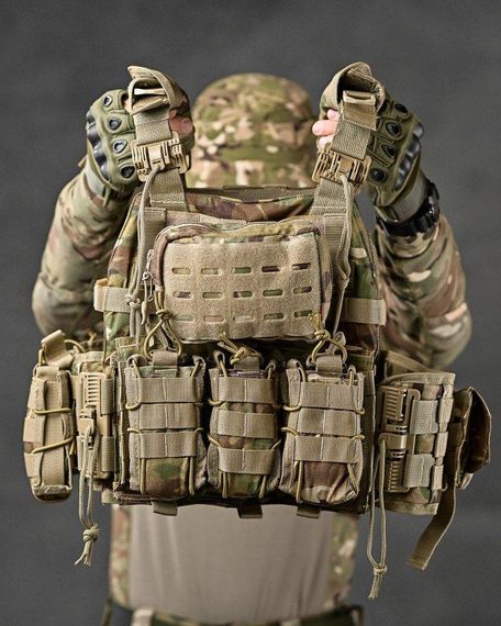 Плитоноска мультикам 4точки сброса Single Sword РН3873 | Зображення 2