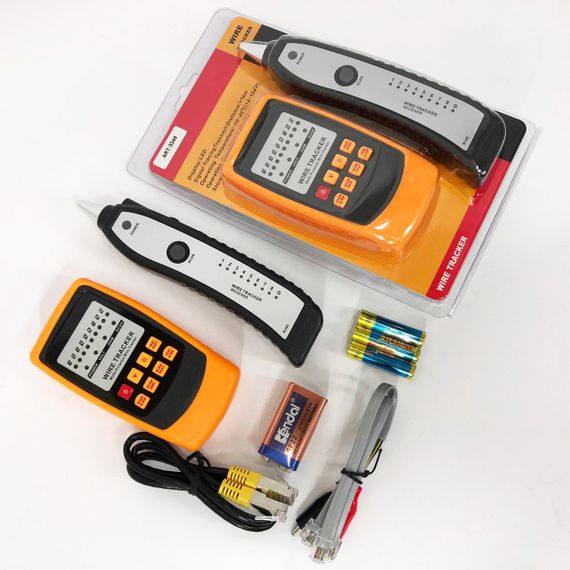 Кабельний LAN тестер трасошукач Веnеtесh GМ 6О з роз'ємами RJ-11 і RJ-45 шукач дротів індикатор проводки MV-98 | Зображення 4