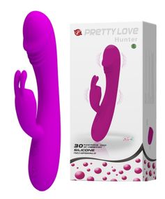 Вибратор с стимулятором клитора PRETTY LOVE - HUNTER, BI-014285 sexstyle