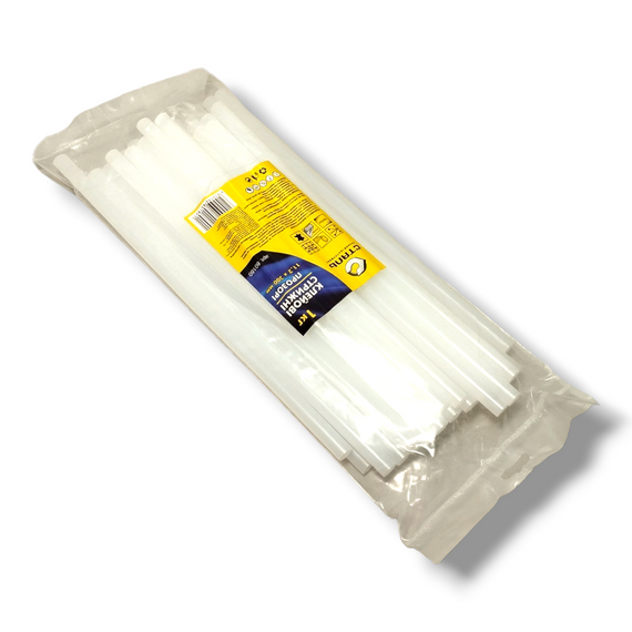 Клейові стрижні - 11,2х300мм 1кг Прозорий в Пакетi, Сталь (арт.80180) | Зображення 1