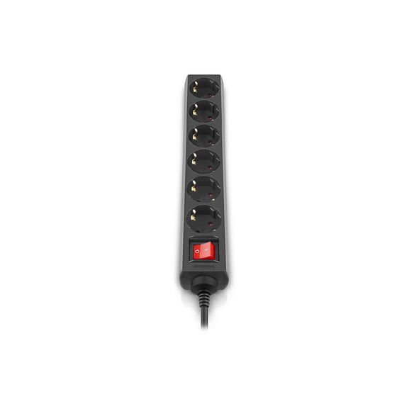 Мережевий фільтр живлення REAL-EL RS-6 Protect M 3m, black (EL122300034) | Зображення 2