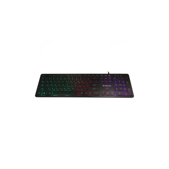 Клавіатура Defender Balance LQ LED USB UA Black (450790) | Зображення 2