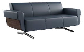 Трехмесный диван Snite Metropolitan Черный Экокожа METROPOLITAN_9856_M3_MC_0201