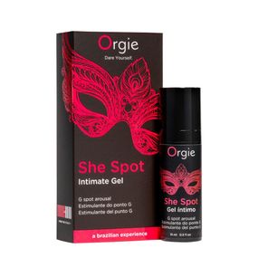 Гель для стимуляции точки G Orgie She Spot Intimate Gel, 15 мл, тепло-холод, эффект вибрации Sex Aura