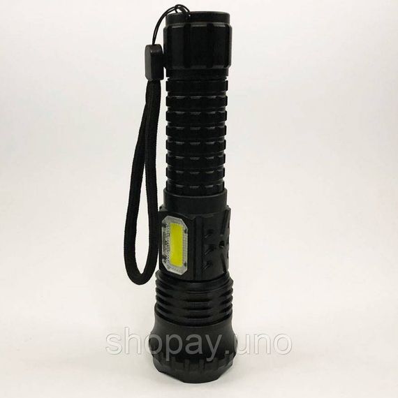 Портативний LED ліхтар на батареї Police, Ліхтарик на USB зарядкою для дому, Сильний ліхтарик AX-95 | Зображення 8