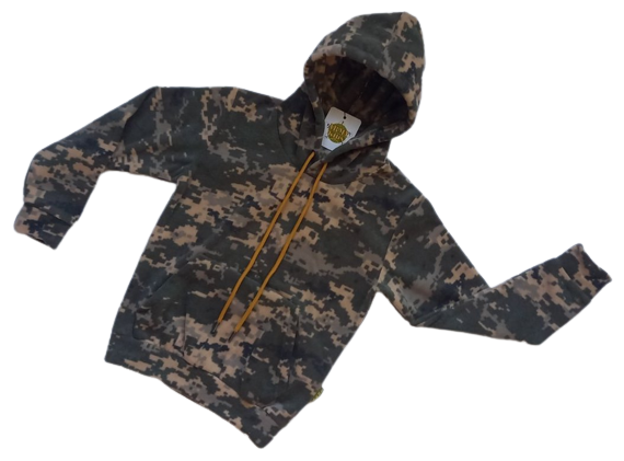 Худі дитяча флісова ARMY KIDS камуфляж Піксель | Зображення 3