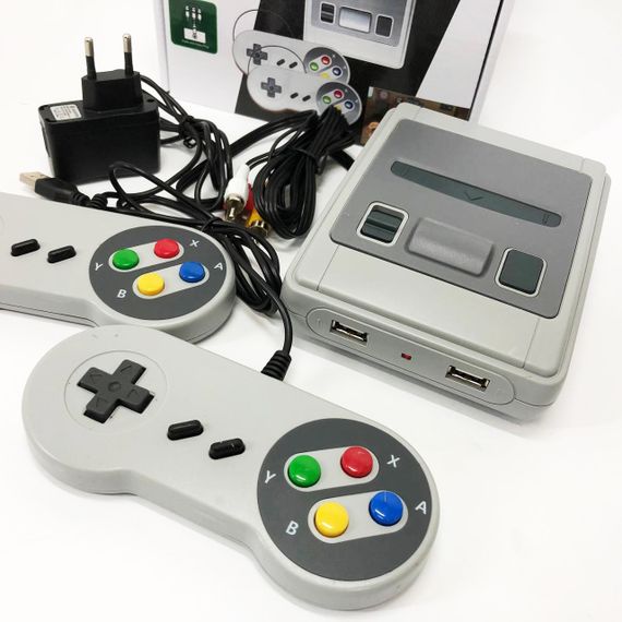 Игровая консоль для детей с джойстиками GAME Retro LH-2221, Sup игровая консоль 400 игр QS-38 | Зображення 3