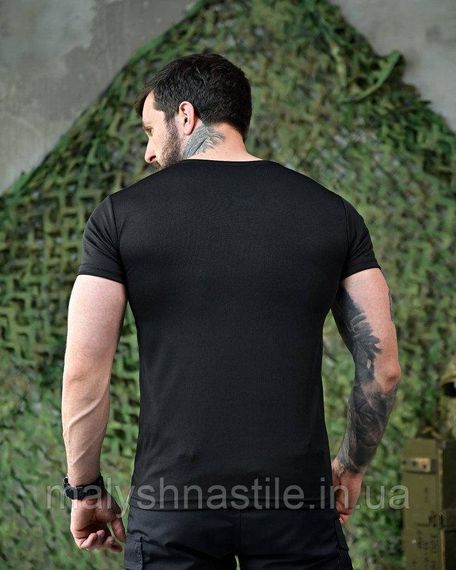 Тактична потоотводяща футболка Tactical team black ПП7530 | Зображення 2
