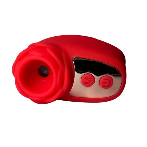 Вібростимулятор на палець Розочка Passion Play, 10 режимів вібрації та 3 інтенсивності, червоний Sex Aura | Зображення 2