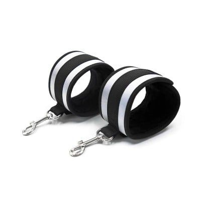 Розпірка з фіксаторами на руки та ноги DS Fetish, чорно-сіра, 57 см | Зображення 3