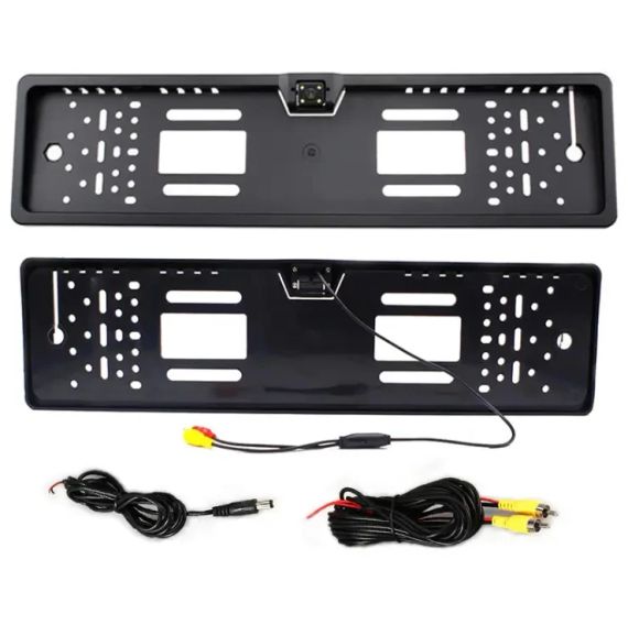 Камера заднього виду HD-105 у номерній рамці, рамка для номерних знаків з камерою | Зображення 2