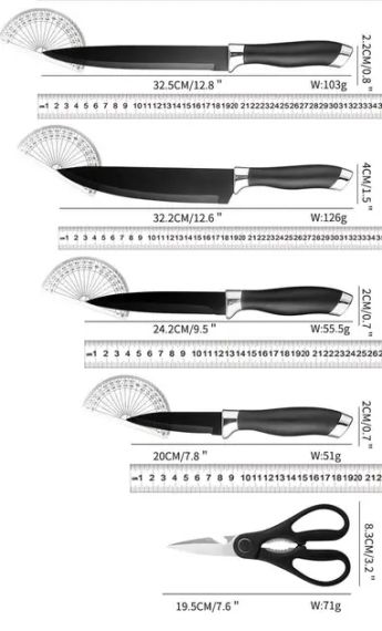 Набор кухонных принадлежностей 20 предметов с тройной подставкой | Зображення 6