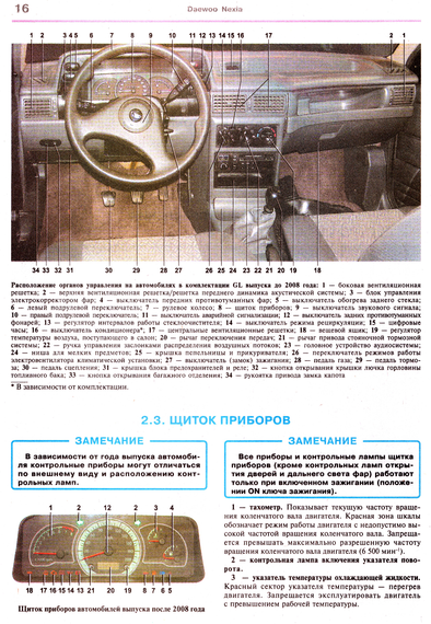 Daewoo Nexia. Посібник з ремонту й експлуатації. Книга | Зображення 7