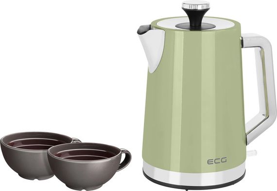 Електрочайник EСG RK 1766 Vintage Olive 1.7 л оливковий | Зображення 2