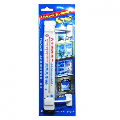 Термометр віконний Липучка